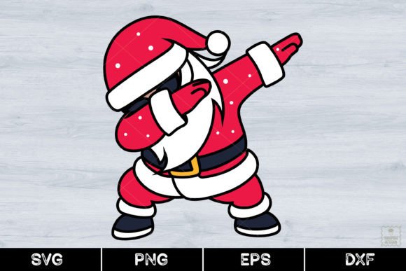 A Playful Santa SVG for Festive Crafting Projects