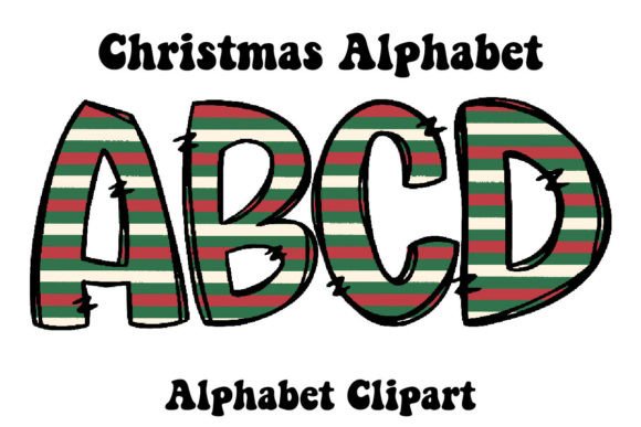 A Retro Alphabet Perfect for Festive Illustrations and Graphics