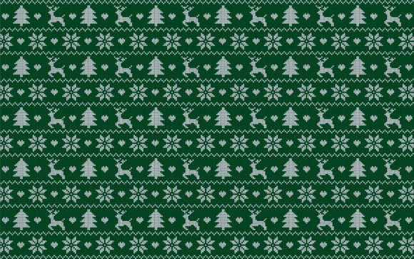 Evaluating the Knitted Seamless Christmas Pattern for Embroidery