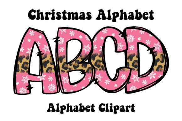 Reviewing the Pink Leopard Christmas Doodle Alphabet Graphics