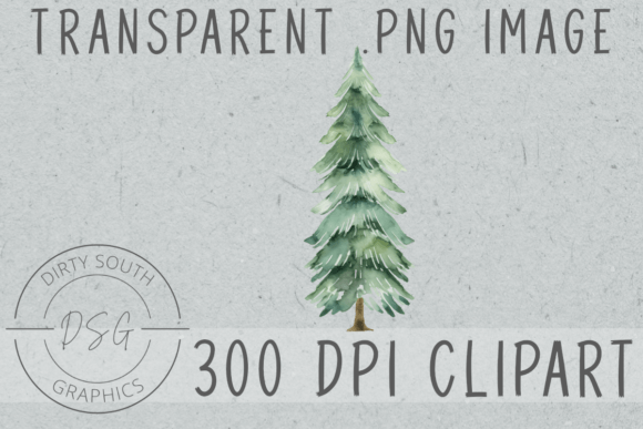 Reviewing the Watercolor Pencil Christmas Tree Graphic